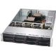 2. Supermicro CSE-825TQC-R802WB Schwarzes 2U SC825TQC SAS3 WIO-Gehäuse mit rotem 800W Netzteil