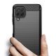4. Carbon Case Flexibel Handyhülle TPU Schutzhülle für Samsung Galaxy A22 4G schwarz