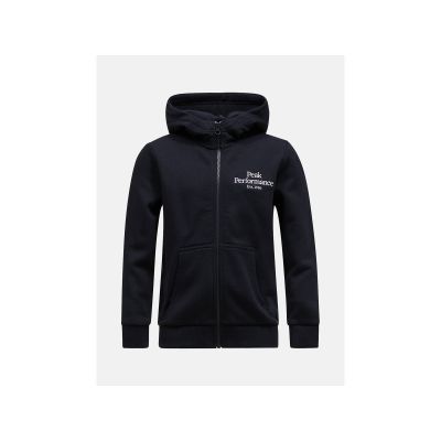 Peak Performance Jr Original Zip Hood schwarz