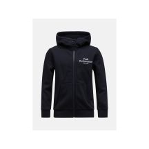 Peak Performance Jr Original Zip Hood schwarz