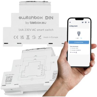 Blebox DIN-Schaltkasten-Relaismodul