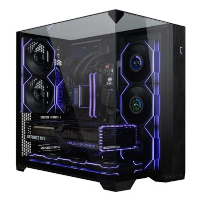 3. Lian Li UNI FAN TL Kabelloser LCD-Lüfter ARGB PWM Reverse Blade 120mm schwarz