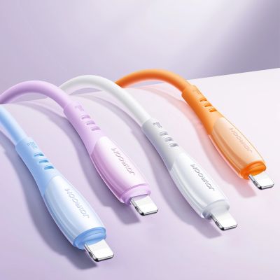 8. Joyroom S-A59 Vibrant Series 30W USB-C - Lightning Kabel 1,2 m - lila