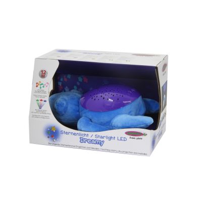 2. Jamara Dreamy Turtle Kinder-Nachtlicht, freistehend, blau/violett, LED