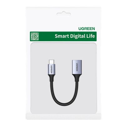 5. Ugreen OTG Adapterkabel USB-C (männlich) - USB-A (weiblich) 5Gb/s 0,15m schwarz (US378)