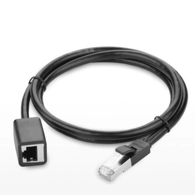 9. Ugreen NW112 11283 Netzwerk-Ethernet-Kabel RJ45 (weiblich) – RJ45 (männlich) F/UTP Cat. 6 1 Gbit/s 5 m – schwarz