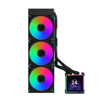 Lian Li HydroShift II LCD-S 360 CL Prozessor-Flüssigkeitskühlungs-Kit 12cm Schwarz 1 Stück.
