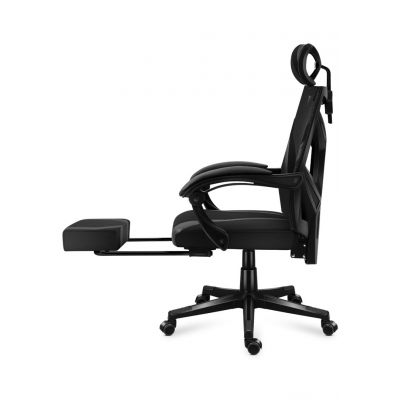 3. Huzaro Combat 5.0 Schwarzer Gaming-Stuhl