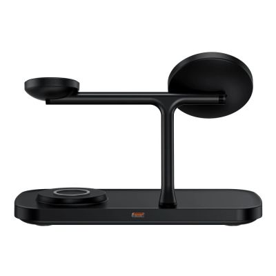 5. Tech-Protect QI15W-A45 3-in-1-Wireless-Ladegerät mit MagSafe für Apple -Geräte – Schwarz