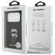8. Karl Lagerfeld Silikonhülle mit Karl-Skizze und Logo (MagSafe) für iPhone 17 Pro – Schwarz