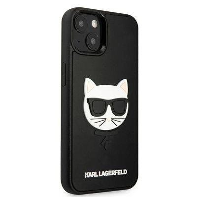 4. Karl Lagerfeld 3D Rubber Choupette Case für iPhone 13 mini - Schwarz
