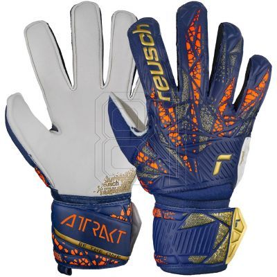 Reusch Attrakt Grip Jr 5472815 4410 Torwarthandschuhe