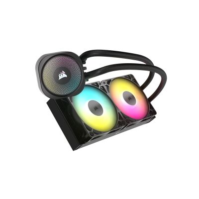 14. Corsair NAUTILUS 240 RS ARGB Flüssigkeits-Prozessor-All-in-One-Flüssigkeitskühler Schwarz 1 Stück.