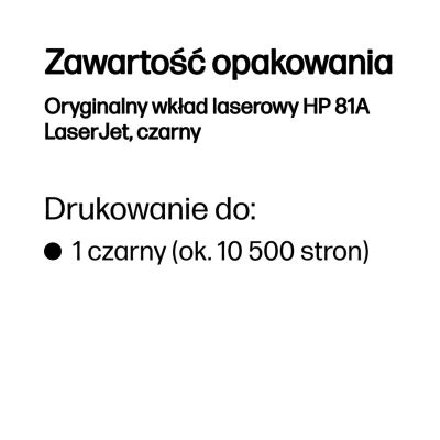 30. Original HP 81A LaserJet Tonerkartusche, Schwarz