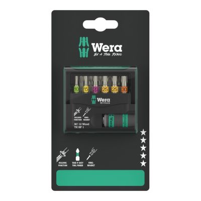 6. Bit-Check 12 Wood TX HF 1 SB Bit-Set, 12 Stück.