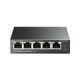5. TP-Link TL-SG1005LP Netzwerkkarte, unmanaged Gigabit Ethernet (10/100/1000) mit PoE-Unterstützung, Schwarz