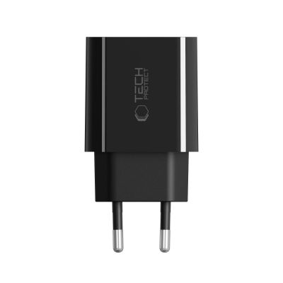 4. Tech-Protect NC20W USB-C 1-Port PD20W Wandladegerät - Schwarz