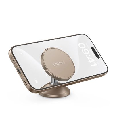 8. Baseus GoTrip DC1 Magnethalterung kompatibel mit MagSafe für Windschutzscheibe/Armaturenbrett – Gold