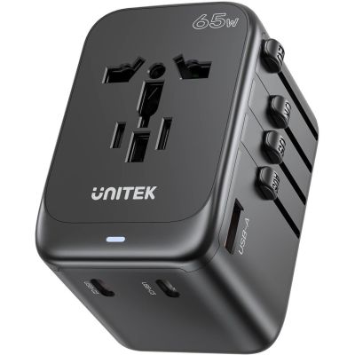13. UNITEK Reiseladegerät EU/US/UK/AUS GAN PD 65W