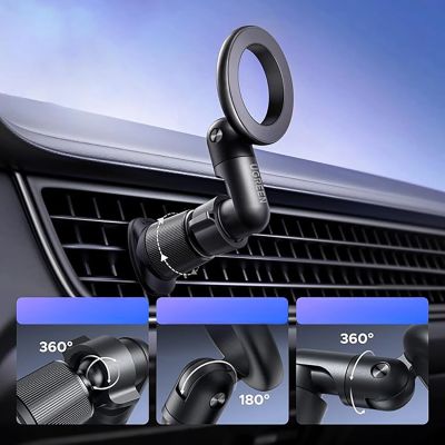 5. Ugreen MagSafe-kompatible Kfz-Lüftungshalterung – Schwarz