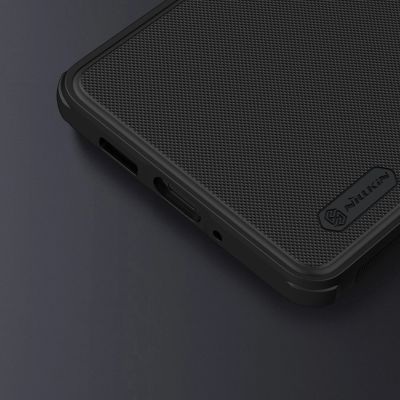 13. Nillkin Super Frosted Shield Pro magnetische Hülle für iPhone 14 Plus mit MagSafe magnetischem Blau