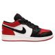 Air Jordan 1 Low GS Bred Toe Schuhe - 553560-612
