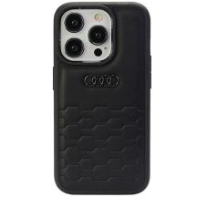 Audi GT Kunstlederhülle für iPhone 15 Pro Max – Schwarz