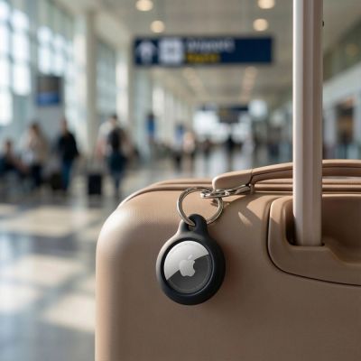 10. Tech-Protect Rough 4er-Pack Schutzhülle für Apple AirTag 1/2 – Schwarz