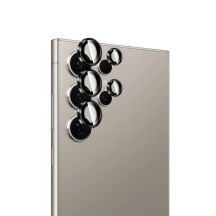 Puro Individual gehärtetes Glas für die Rückkamera des Samsung Galaxy S26 Ultra – mit schwarzem Rahmen