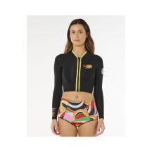 RIP CURL G-Bomb 1.5 Ls Fz Crop Jkt Damenjacke Schwarz