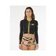 RIP CURL G-Bomb 1.5 Ls Fz Crop Jkt Damenjacke Schwarz