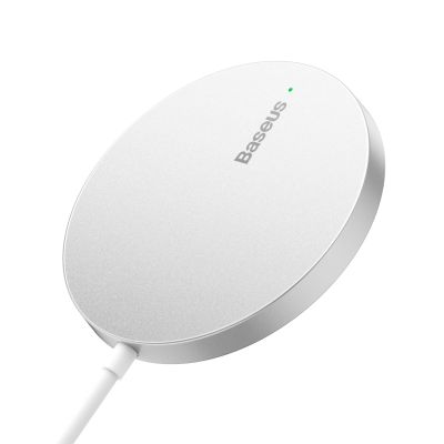 6. Baseus Simple Mini3 Induktionsladegerät 15W Silber