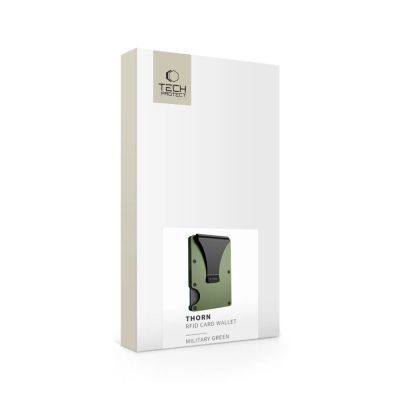 8. Tech-Protect Thorn RFID-Geldbörse – Grün