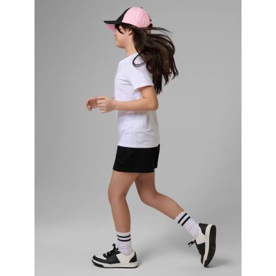 6. Glattes Mädchen-T-Shirt mit Regular Fit 4F 4FJRMM00TTSHF3553-10S