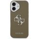 3. Guess Grained Big 4G Classic Logo iPhone 17 Hülle - Braun