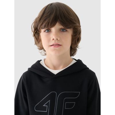 4. Jungen-Sweatshirt mit Kapuze, offen, 4F Junior 4FJWMM00TSWSM1292-21S