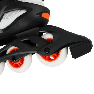 8. Roces Icon X Inlineskates Schwarz, Weiß und Orange 400908 00002