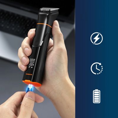 7. MAXGROOM JK-666 6-in-1 Trimmer für Bart, Haare, Körper, Nase und Ohren IPX6 - Schwarz
