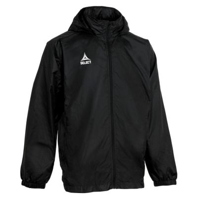 SELECT Spanien schwarze Fußball-Trainingsjacke mit durchgehendem Reißverschluss