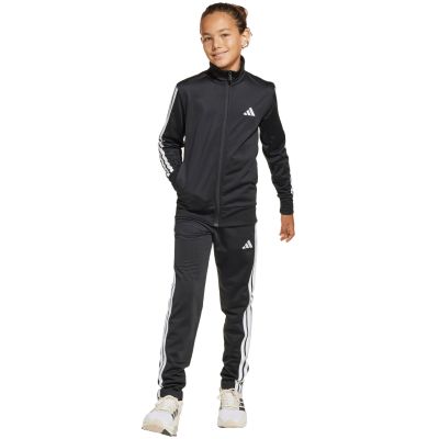 7. adidas Essentials Climacool Kinder 3-Streifen Trainingsanzug 205 Schwarz JD6502