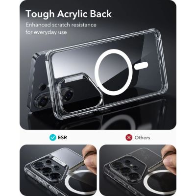 2. ESR Classic Hybrid MagSafe Hülle für Samsung Galaxy S26 Ultra – Transparent