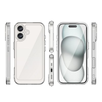 2. Outer Space Case mit Gelrahmen für iPhone 16 Plus – transparent