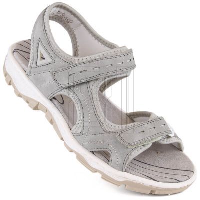 Bequeme Rieker W RKR674 Sandalen grau