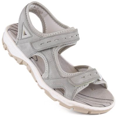 Bequeme Rieker W RKR674 Sandalen grau