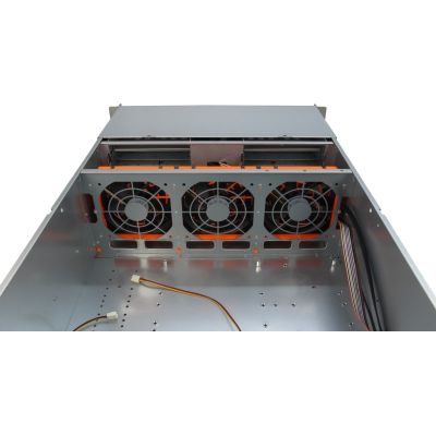 6. Inter-Tech 4U-4416L Rack Schwarz, Silber
