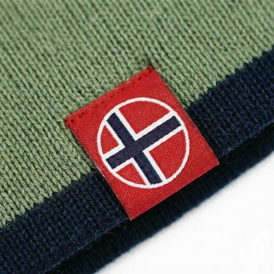 3. Trollkids Kinder Troll Beanie Strickmütze Wintermütze für Mädchen/Jungen Grün (920-335)