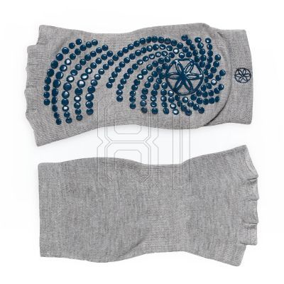 4. GAIAM 63708 Rutschfeste Yogasocken ohne Zehen