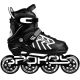 9. Spokey Khan Bk/Wh Jr Inline-Skates 927032-927033