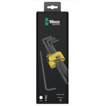 Wera 05133180001 Inbusschlüssel L-förmiger Inbusschlüsselsatz Englisch 9-teilig.