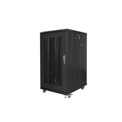 13. Lanberg FF01-6822-23B 22U Rack, freistehend, schwarz